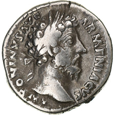 Marcus Aurelius, Denarius, 164-165, Rome, Argento, BB, RIC:125