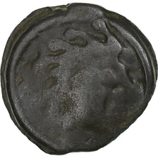 Senones, potin à la tête d’indien, 1st century BC, Bronze, S+, Latour:7417