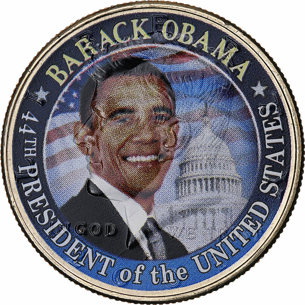 United States, Half Dollar, Kennedy, Barack Obama, 2001, Philadelphia