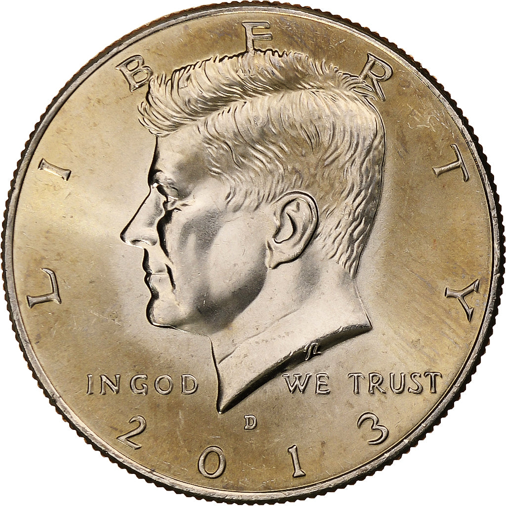 Stati Uniti, Half Dollar, Kennedy, Death of John F. Kennedy, 2013, Denver