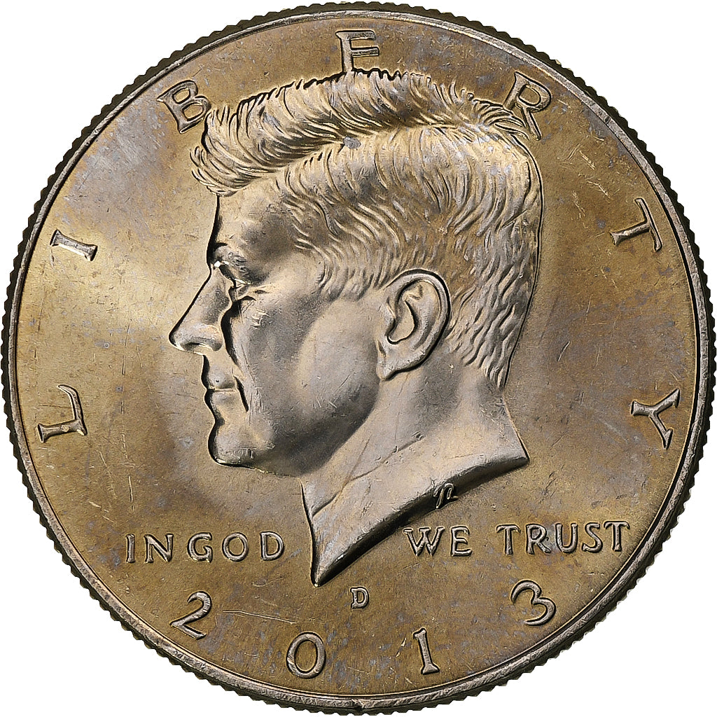 United States, Half Dollar, Kennedy, Death of John F. Kennedy, 2013, Denver