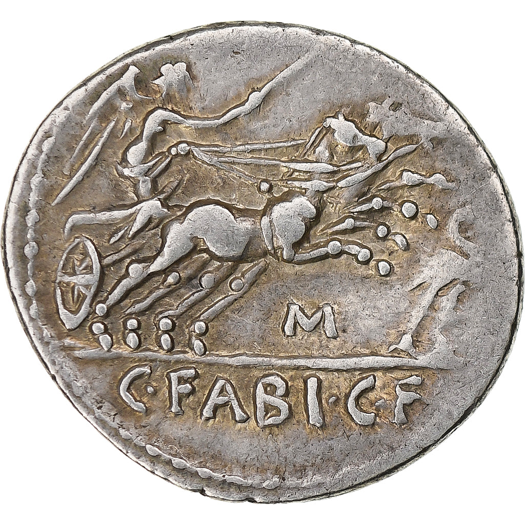 Fabia, Denarius, 102 BC, Rome, Silver, EF(40-45), Crawford:322/1b