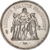 France, 50 Francs, Hercule, 1977, Paris, Silver, AU(55-58), Gadoury:882