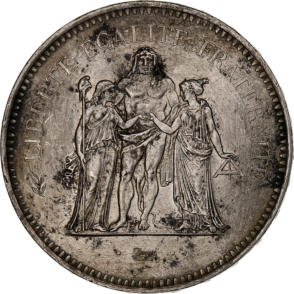 France, 50 Francs, Hercule, 1978, Paris, Argent, SUP, Gadoury:882