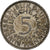Federale Duitse Republiek, 5 Mark, 1965, Stuttgart, Zilver, ZF+, KM:112.1
