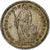 Suisse, 1/2 Franc, Helvetia, 1958, Bern, Argent, TTB+, KM:23