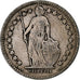 Switzerland, 1/2 Franc, Helvetia, 1916, Bern, Silver, EF(40-45), KM:23