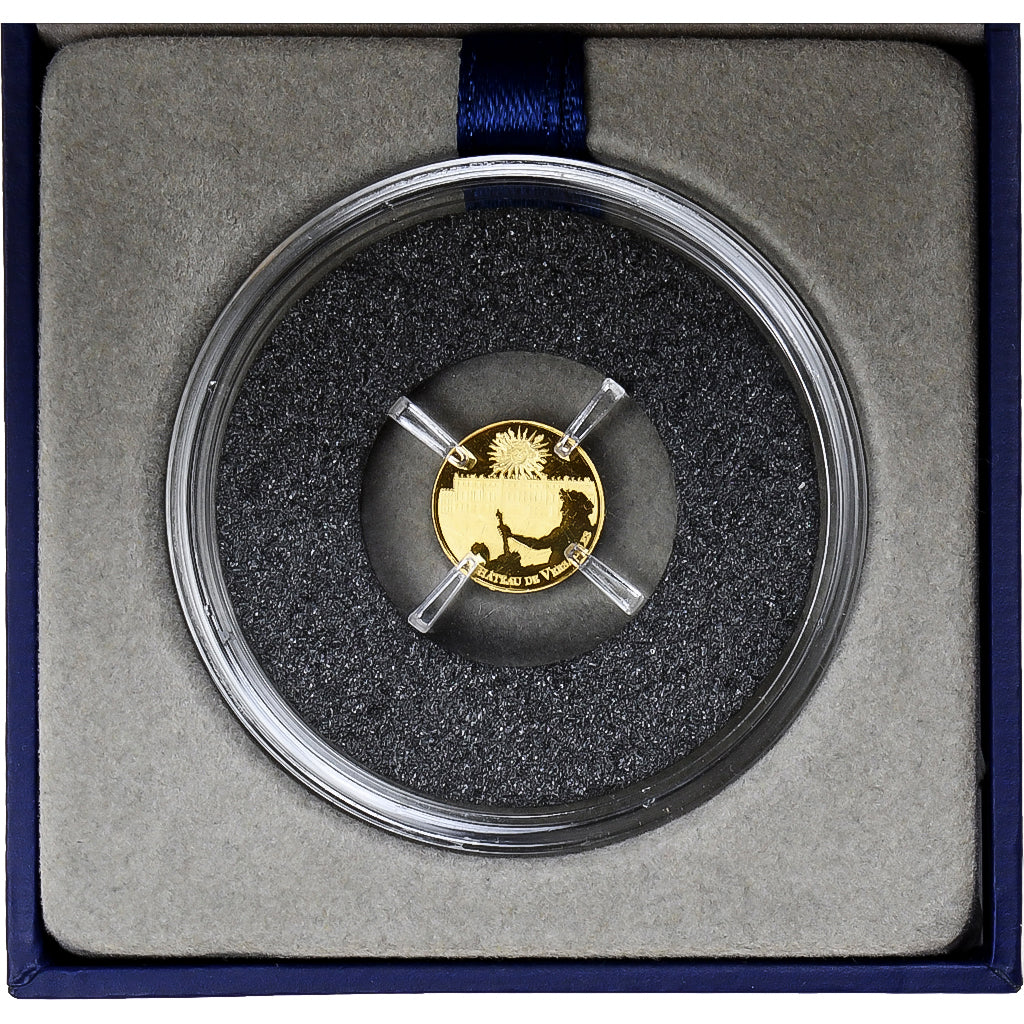 Frankreich, 5 Euro, UNESCO, château de Versailles, BE, 2011, MDP, Gold, STGL