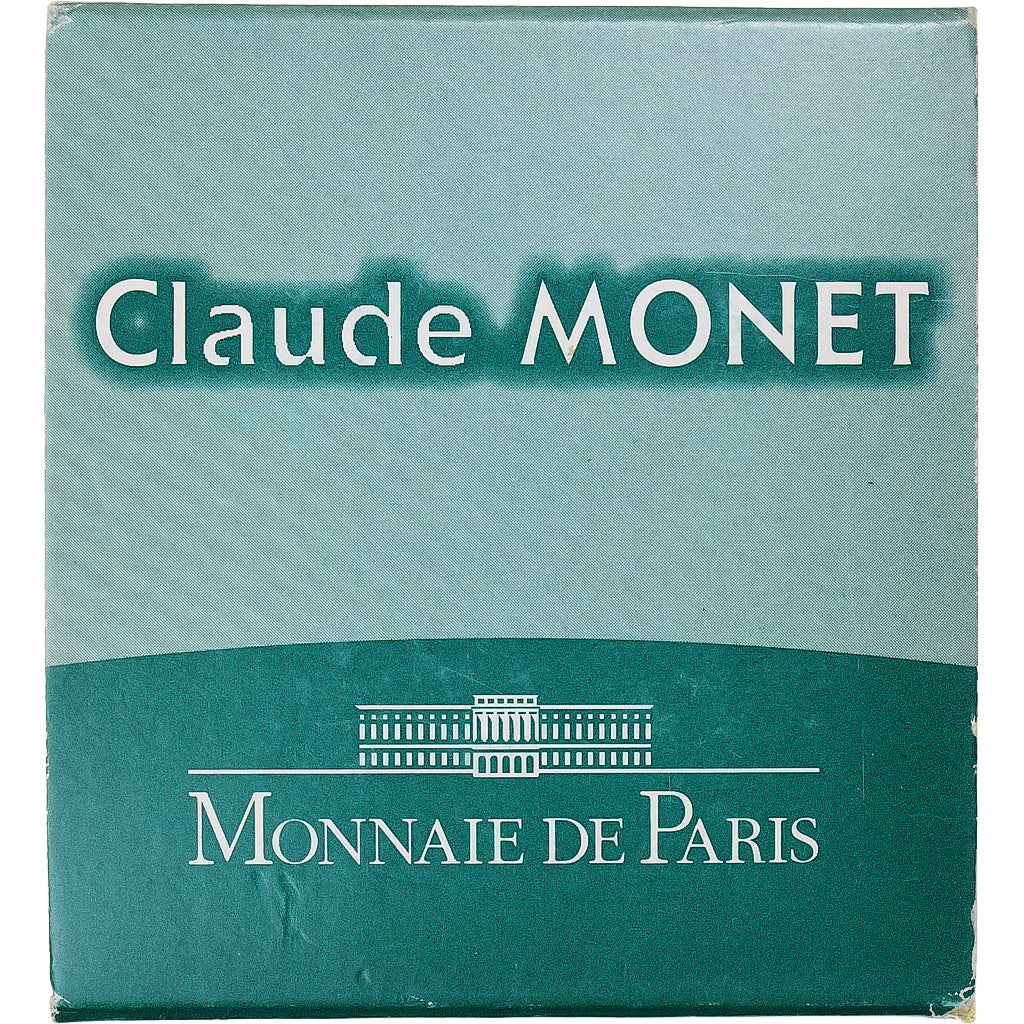 France, 5 Euro, Claude Monet, BU, Colorized, 2009, MDP, Silver, MS(65-70)