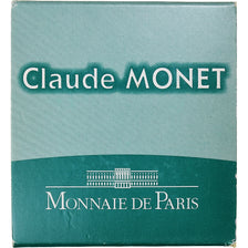 France, 5 Euro, Claude Monet, BU, Colorized, 2009, MDP, Silver, MS(65-70)
