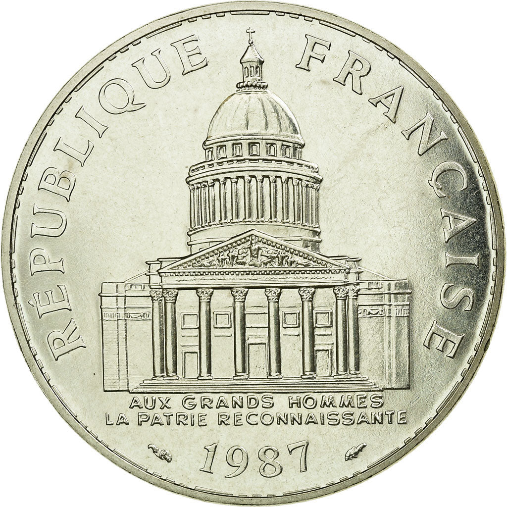 Münze, Frankreich, Panthéon, 100 Francs, 1987, Paris, STGL, Silber