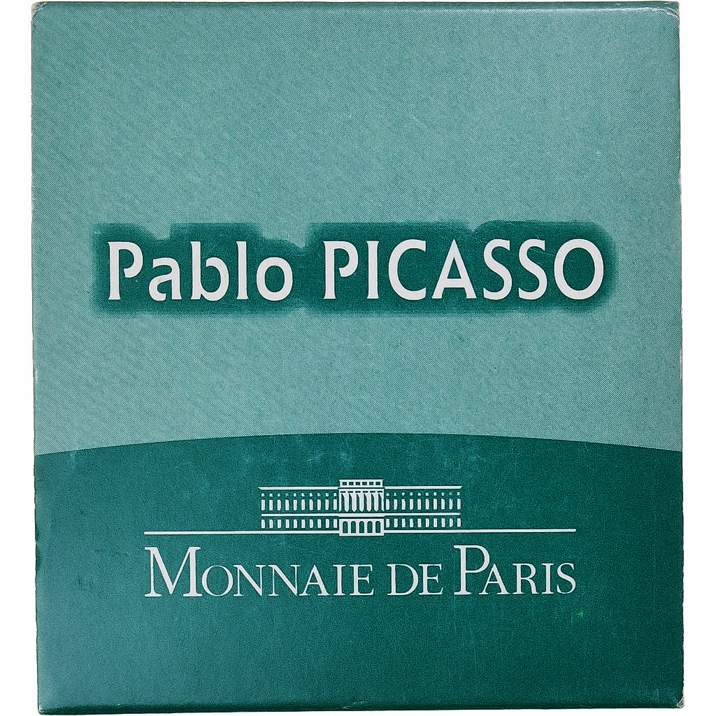 Francja, 10 Euro, Pablo Picasso, Proof, 2010, MDP, Srebro, MS(65-70)