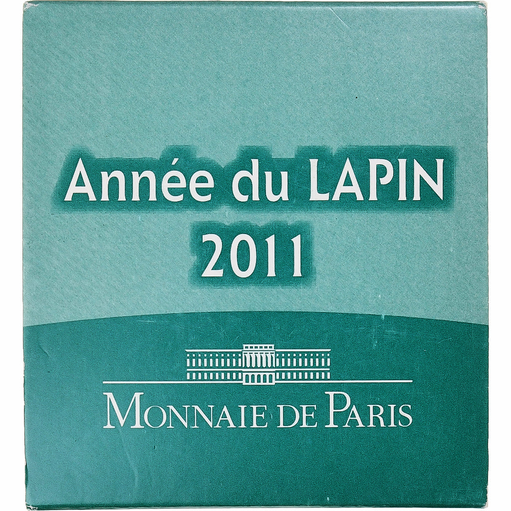 France, 5 Euro, Année du Lapin, BU, 2011, MDP, Silver, MS(65-70)