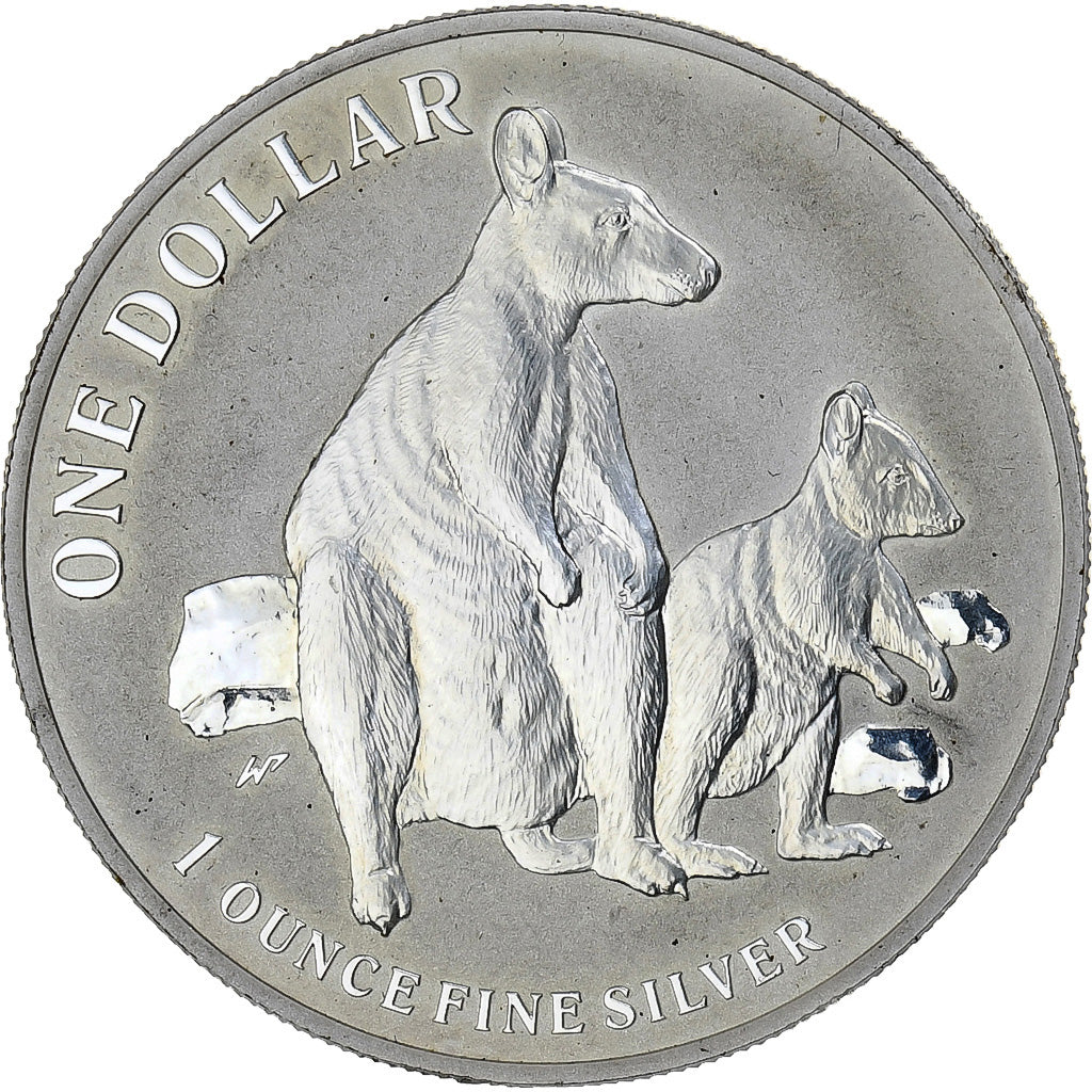 Australia, Elizabeth II, 1 Dollar, 1 Oz, Australian Kangaroo, 2011, Perth, FS