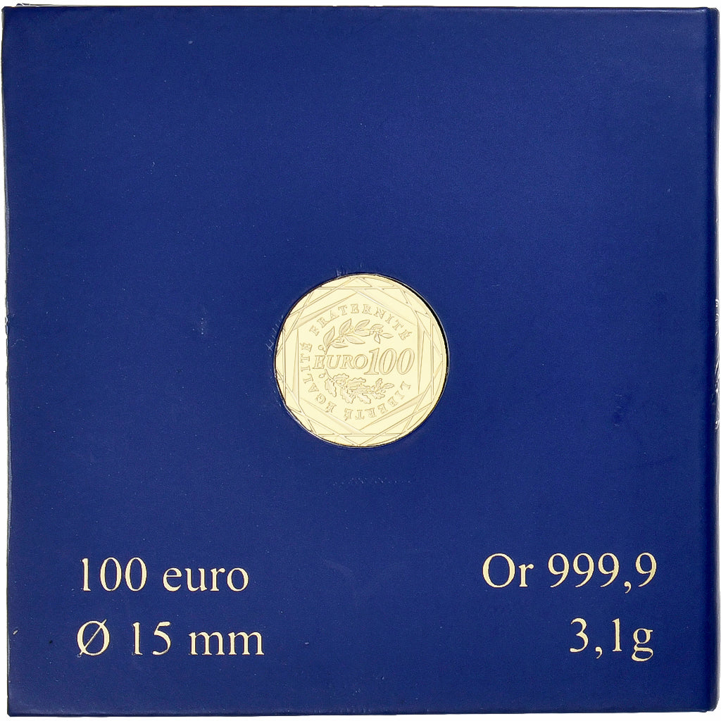 France, 100 Euro, Semeuse, 2010, MDP, Gold, MS(65-70)
