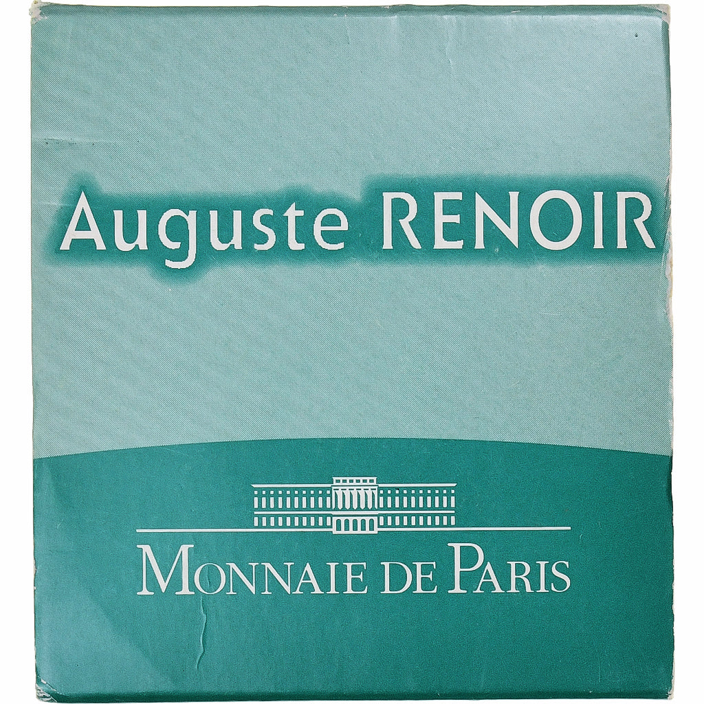 França, 5 Euro, Auguste Renoir, Proof, 2009, MDP, Prata, MS(65-70)