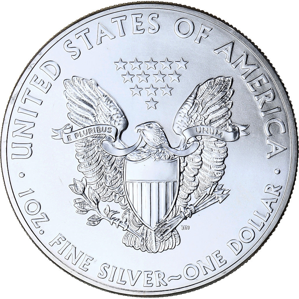 Francia, 1 Dollar, 1 Oz, Silver Eagle, 2011, Philadelphia, Argento, FDC