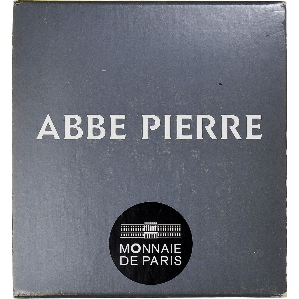 Francja, 2 Euro, abbé Pierre, Proof, 2012, MDP, Bimetaliczny, MS(65-70)