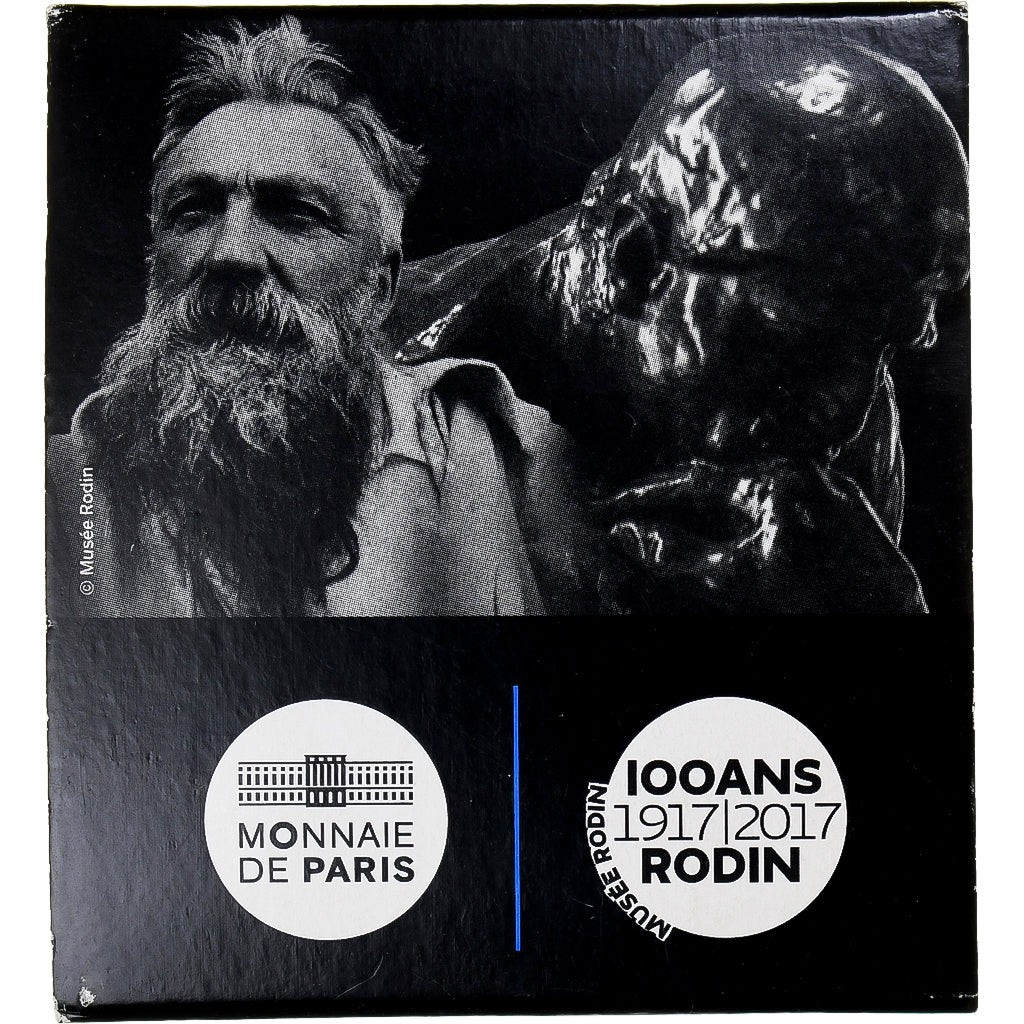 Francia, 2 Euro, Auguste Rodin, FS, 2017, MDP, Bi-metallico, FDC