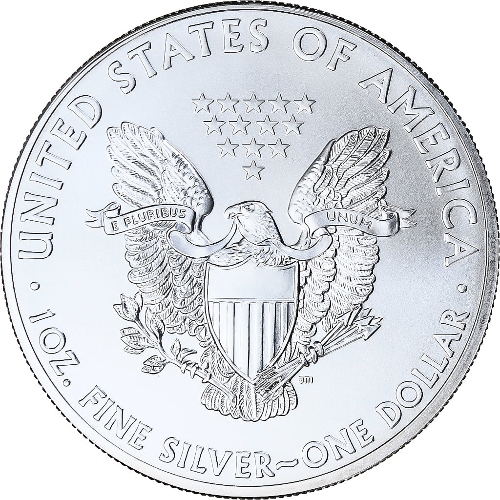 Estados Unidos, 1 Dollar, 1 Oz, Silver Eagle, 2012, Philadelphia, Plata, FDC