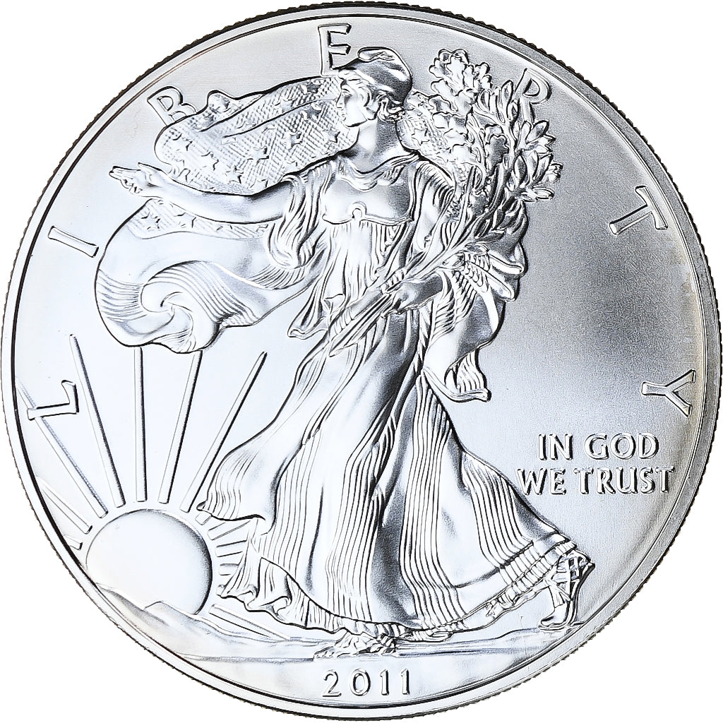 Estados Unidos da América, 1 Dollar, 1 Oz, Silver Eagle, 2011, Philadelphia