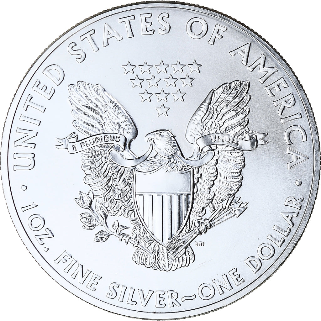 United States, 1 Dollar, 1 Oz, Silver Eagle, 2011, Philadelphia, Silver