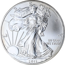 United States, 1 Dollar, 1 Oz, Silver Eagle, 2011, Philadelphia, Silver