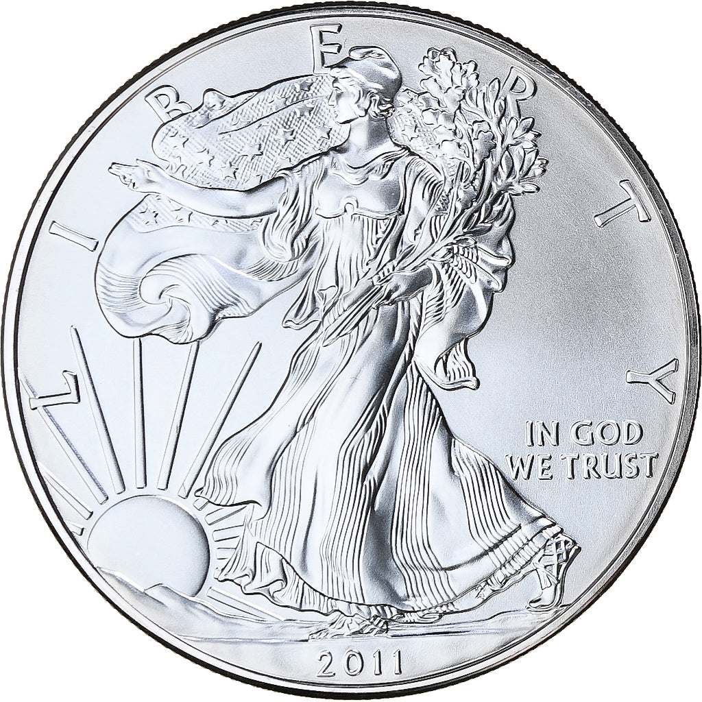 Estados Unidos da América, 1 Dollar, 1 Oz, Silver Eagle, 2011, Philadelphia
