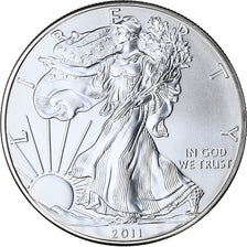 Estados Unidos da América, 1 Dollar, 1 Oz, Silver Eagle, 2011, Philadelphia