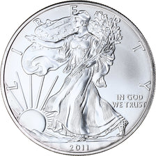 United States, 1 Dollar, 1 Oz, Silver Eagle, 2011, Philadelphia, Silver