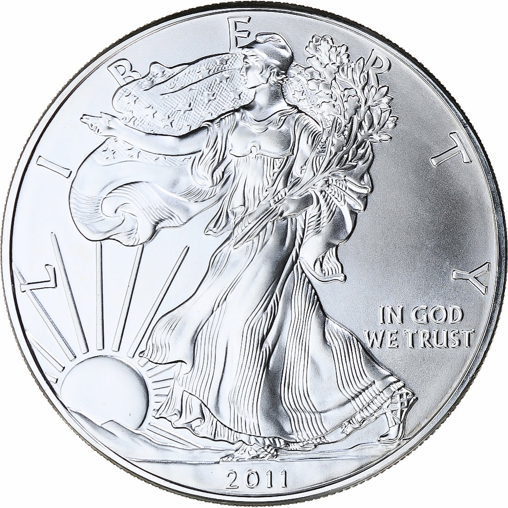 Stati Uniti, 1 Dollar, 1 Oz, Silver Eagle, 2011, Philadelphia, Argento, FDC