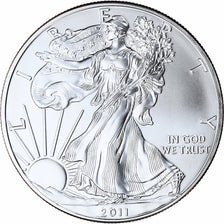 Stati Uniti, 1 Dollar, 1 Oz, Silver Eagle, 2011, Philadelphia, Argento, FDC