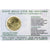 Vatican, 50 Euro Cent, Pape Benoit XVI, Coin card.FDC, 2011, Rome, Nordic gold