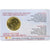 Vaticano, 50 Euro Cent, Pape Benoit XVI, Coin card.FDC, 2010, Rome, Nordic gold