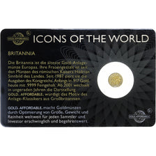 Rwanda, 10 francs rwandais, 1/200 Oz, Britannia, 2015, Gold, MS(65-70)