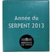 France, 10 Euro, Année du Serpent, 2013, MDP, Argent, FDC