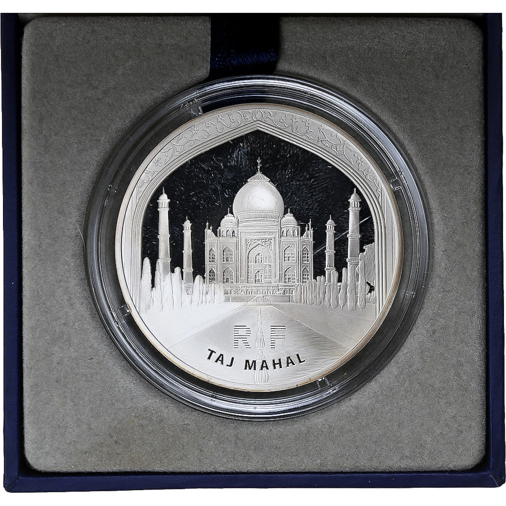 Frankrijk, 10 Euro, Taj Mahal, Proof, 2010, MDP, Zilver, FDC