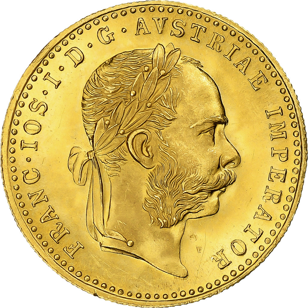 Austria, Ducat, 1915, Vienna, Restrike, Gold, MS(63)