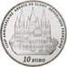 França, 10 Euro, Europa, 1100e anniversaire de Cluny, Proof, 2010, MDP, Prata