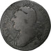 France, Louis XVI, 12 Deniers, 1792 / AN 4, Strasbourg, Bronze, B+, Gadoury:13