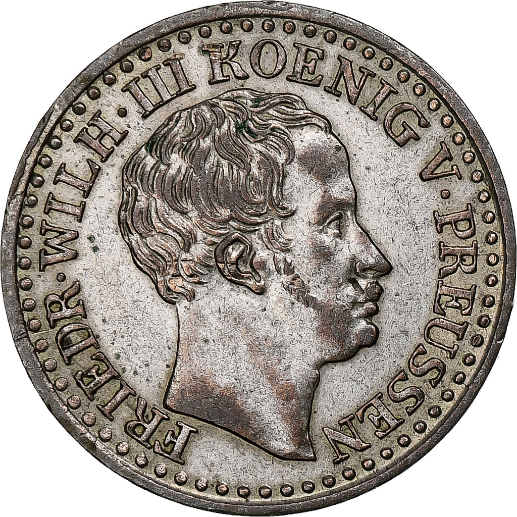 Alemanha, Friedrich Wilhelm III, Silber Groschen, 1826, Düsseldorf, Lingote