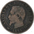 Frankreich, Napoleon III, 5 Centimes, 1855, Rouen, Chien / Dog, Bronze, S+