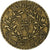 Tunísia, 1 Franc, 1921, Alumínio-Bronze, EF(40-45)