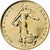 Francja, 1 Franc, Semeuse, 2001, Paris, BU, Złoto, MS(65-70), Gadoury:474a