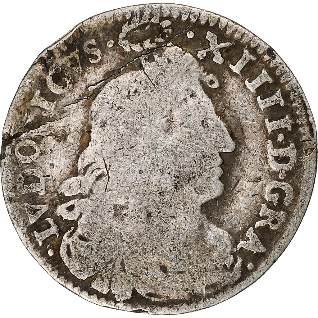Francia, Louis XIV, 4 Sols des Traitants, 1676, Paris, Plata, BC, Gadoury:103
