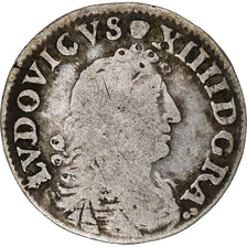 Francia, Louis XIV, 4 Sols des Traitants, 1676, Vimy, Argento, MB, Gadoury:103