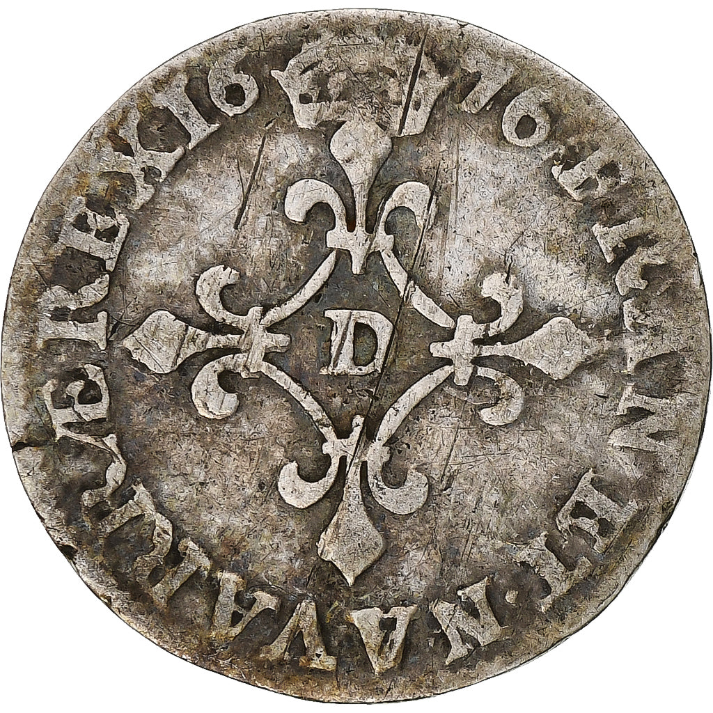 Francia, Louis XIV, 4 Sols des Traitants, 1676, Vimy, Argento, MB, Gadoury:103