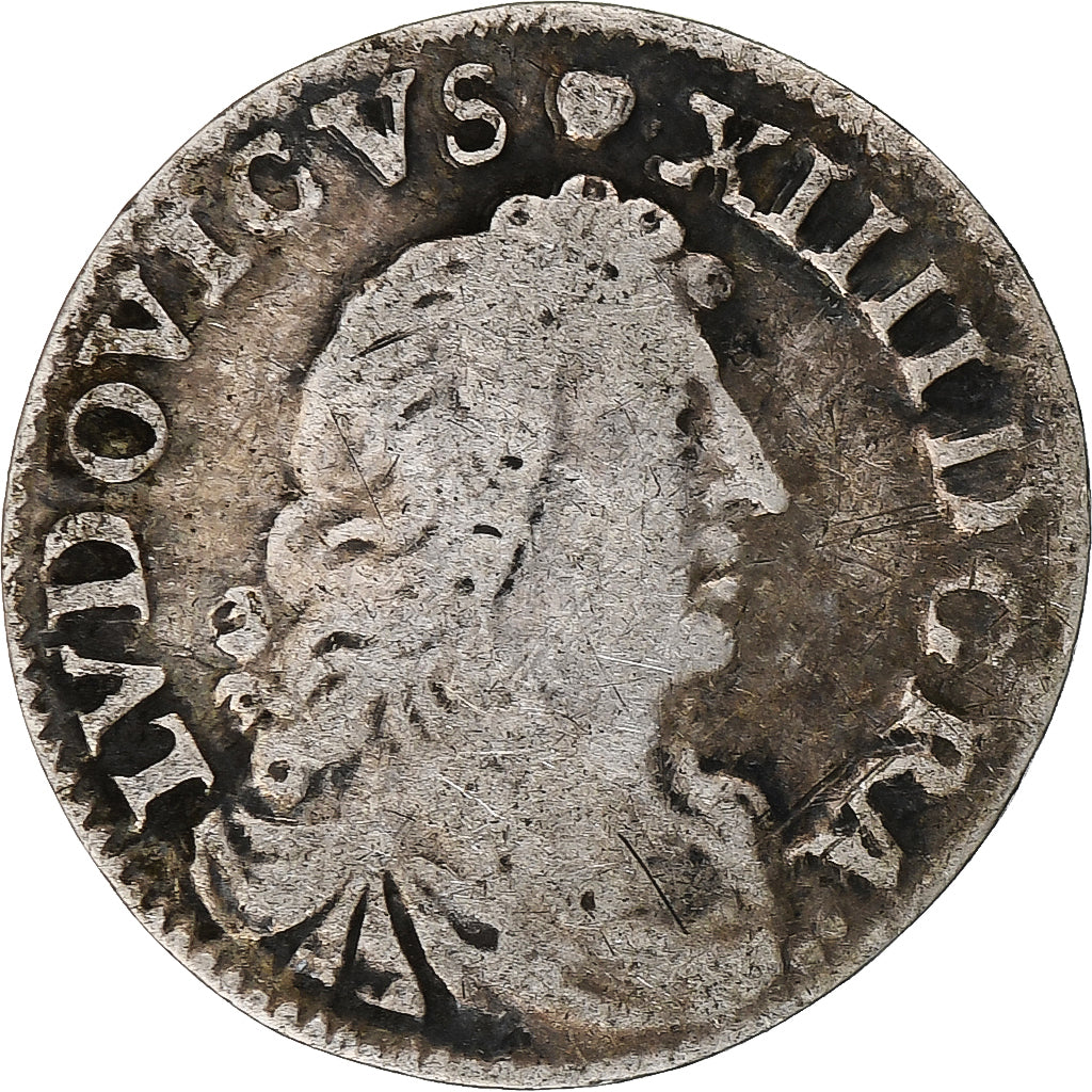 Frankreich, Louis XIV, 4 Sols des Traitants, 1677, Vimy, Silber, S, Gadoury:103