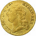 Francja, Louis XVI, Louis d'or à la tête nue, 1786, Montpellier, Złoto