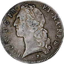 Frankrijk, Louis XV, Écu de Béarn au bandeau, 1759, Pau, Zilver, FR+